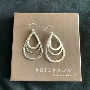 Silpada Triple teardrop